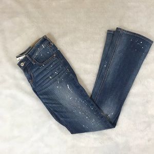 Women’s Paint distressed jeans